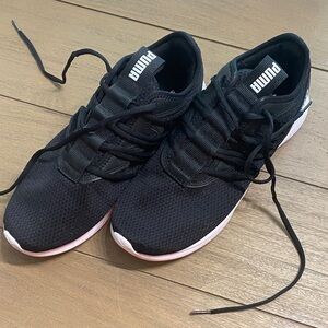 PUMA Women's Black and White Sneakers